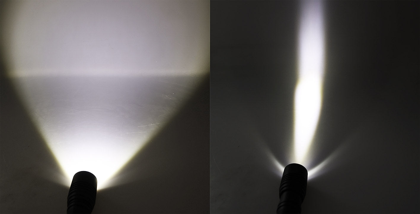 LED-Taschenlampe ARCAS 18W Zoom ØxL 48x205mm, 1600 Lumen