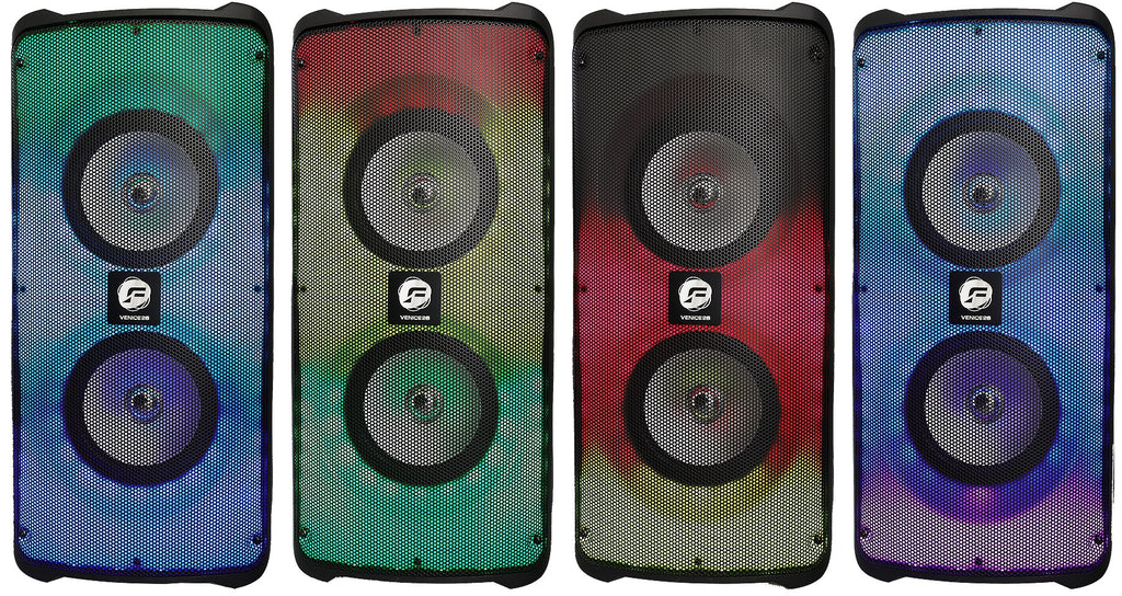 Mobiles Soundsystem "VENICE26" 300W, >TWS, LED Efekte, Akku, USB/SD