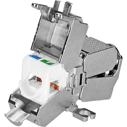 EGB Verbinder cat. 6A 2xLSA, werkzeuglos 08-10002