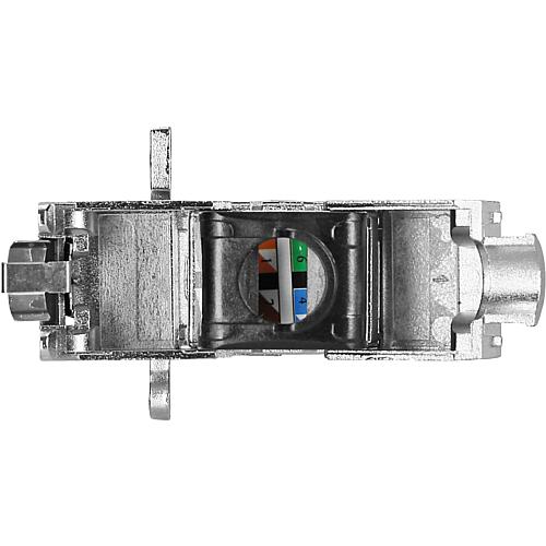 EGB Verbinder cat. 6A 2xLSA, werkzeuglos 08-10002