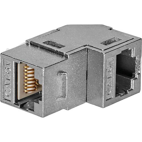 EGB Verbinder, Winkel, cat. 6A 2xRJ45 08-10004