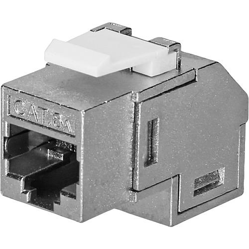 EGB Verbinder, Winkel, cat. 6A 2xRJ45 08-10004