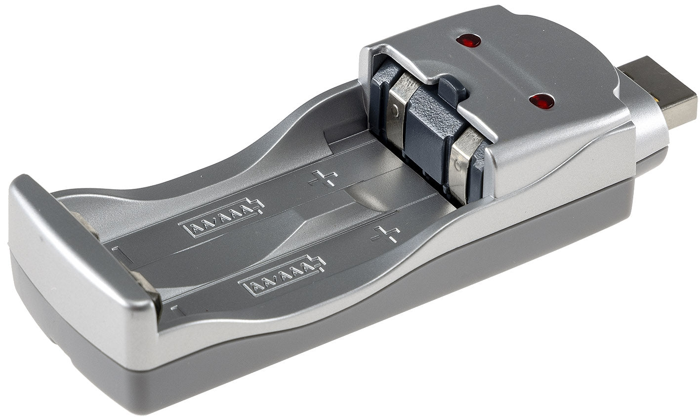 Akku-Ladegerät USB für 2x Micro AAA/Mignon AA