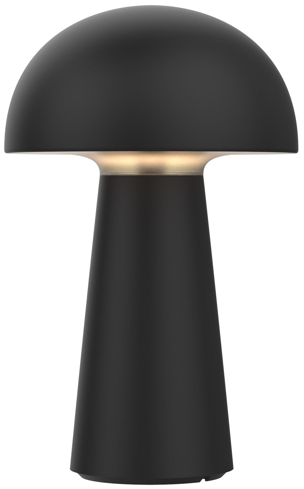 LED Akku-Tischleuchte "Foco Seta" 3000K, IP20, TouchDim, 23cm,matt schwarz