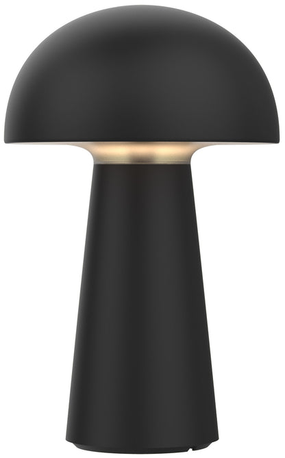LED Akku-Tischleuchte "Foco Seta" 3000K, IP20, TouchDim, 23cm,matt schwarz