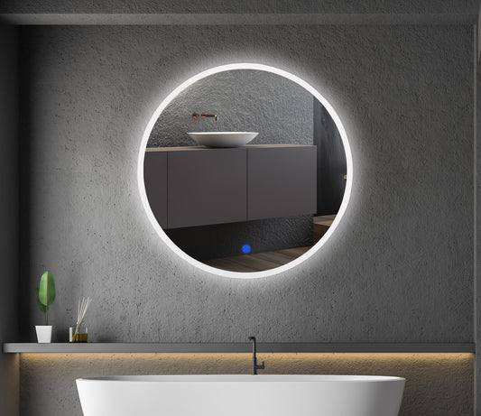 LED Spiegel "Espelho R50" Ø50cm 230V, 19W, 1400lm, 4000K, Touchschalter
