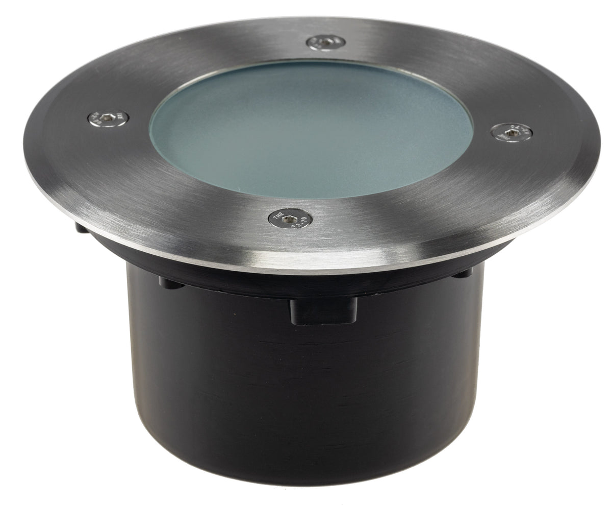 Bodenleuchte "BEL GX53 XXL " Rund ØxT 14x7cm, IP65, GX53 Fassung