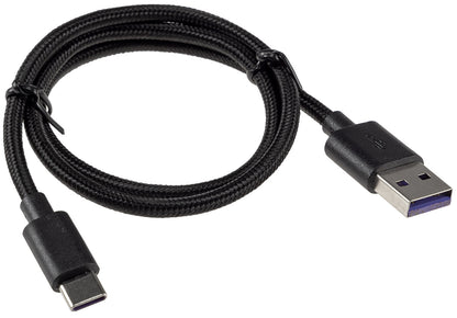 USB-Kabel USB-A auf USB-C 0,5m Stecker/Stecker, 5-12V, max 36W / 3A