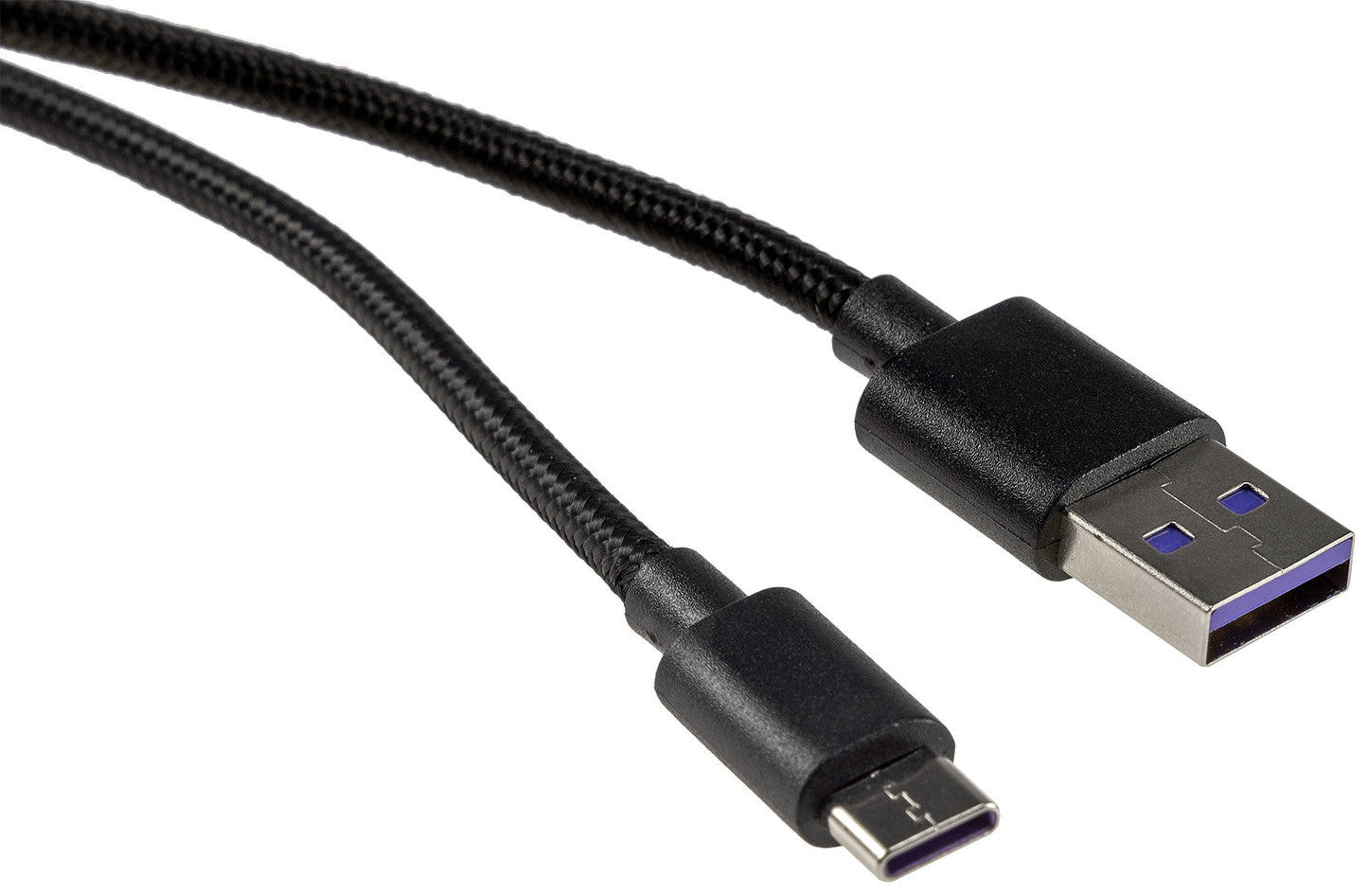 USB-Kabel USB-A auf USB-C 1,0m Stecker/Stecker, 5-12V, max 36W / 3A