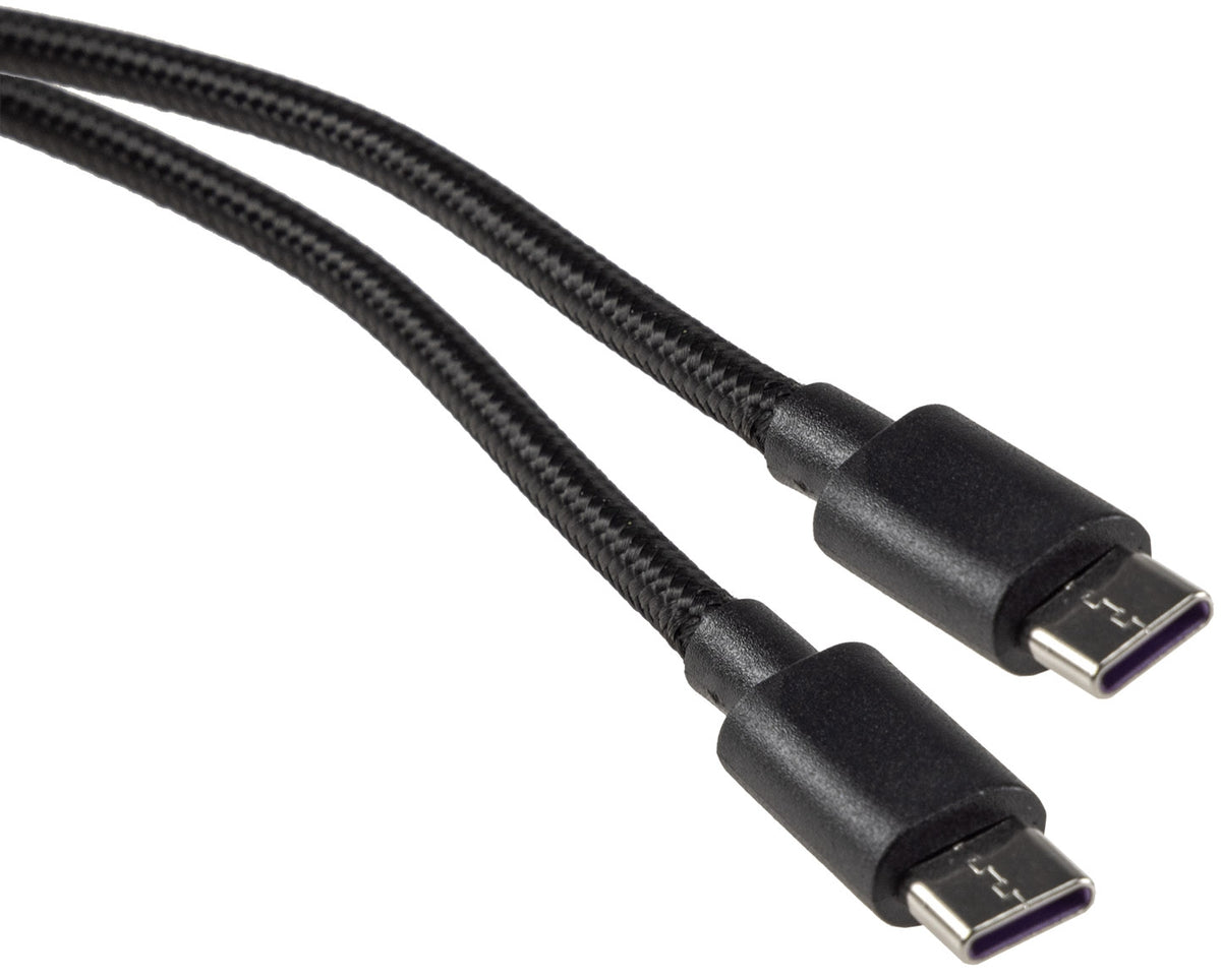 USB-Kabel USB-C auf USB-C 1,0m Stecker/Stecker, 5-20V, max 60W / 3A