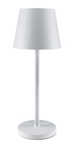 LED Akku-Tischleuchte "Foco Tenda" 3000K, IP44, Touchschalter, 30cm, weiß