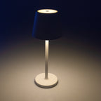 LED Akku-Tischleuchte "Foco Tenda" 3000K, IP44, Touchschalter, 30cm, weiß