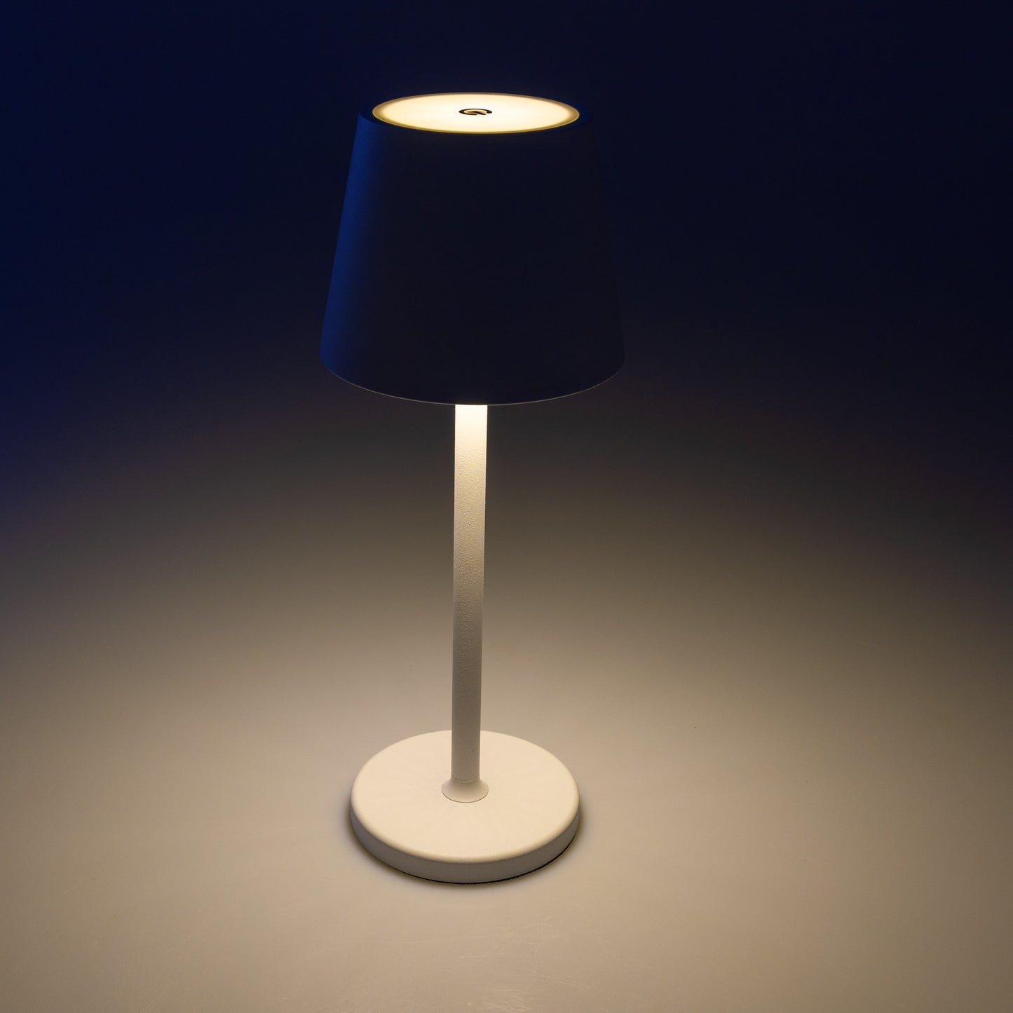 LED Akku-Tischleuchte "Foco Tenda" 3000K, IP44, Touchschalter, 30cm, weiß