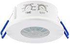 Decken-Einbau-Bewegungsmelder 360° IP65 LED geeignet, 8m Detektion, weiß,76x36mm