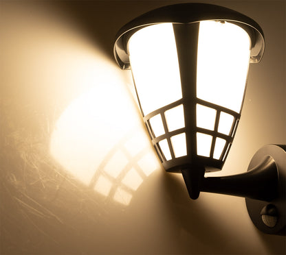 LED Wandleuchte "TELARANA" IP65 16W, 1026lm, 140° Bewegungsmelder, 2900K