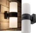 LED Wandleuchte "TUBULAR" IP65 20W, 2085lm, 180° Bewegungsmelder, 2900K
