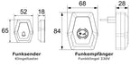 Funk-Türklingel-Set "Pilota Porta" Klingeltaster + 230V-Empfänger