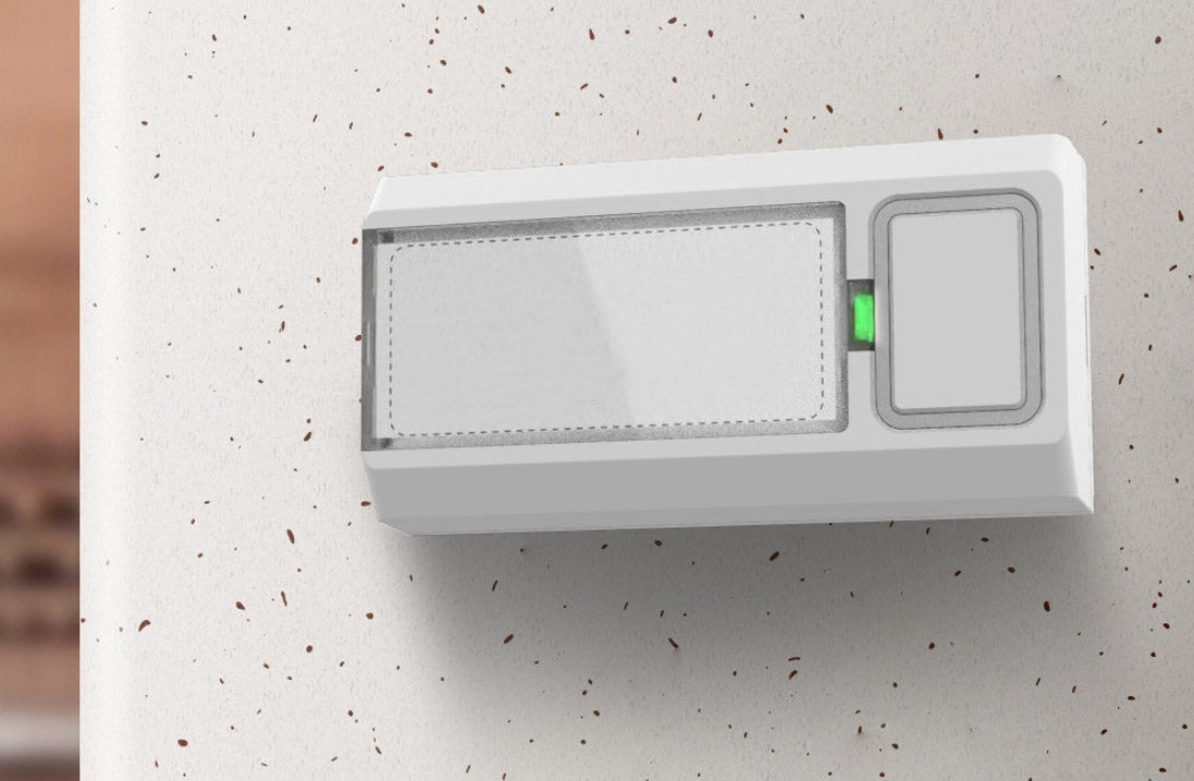 Funk-Klingeltaster "Pilota Porta" IP55 mit Namensfeld, Batteriebetrieb