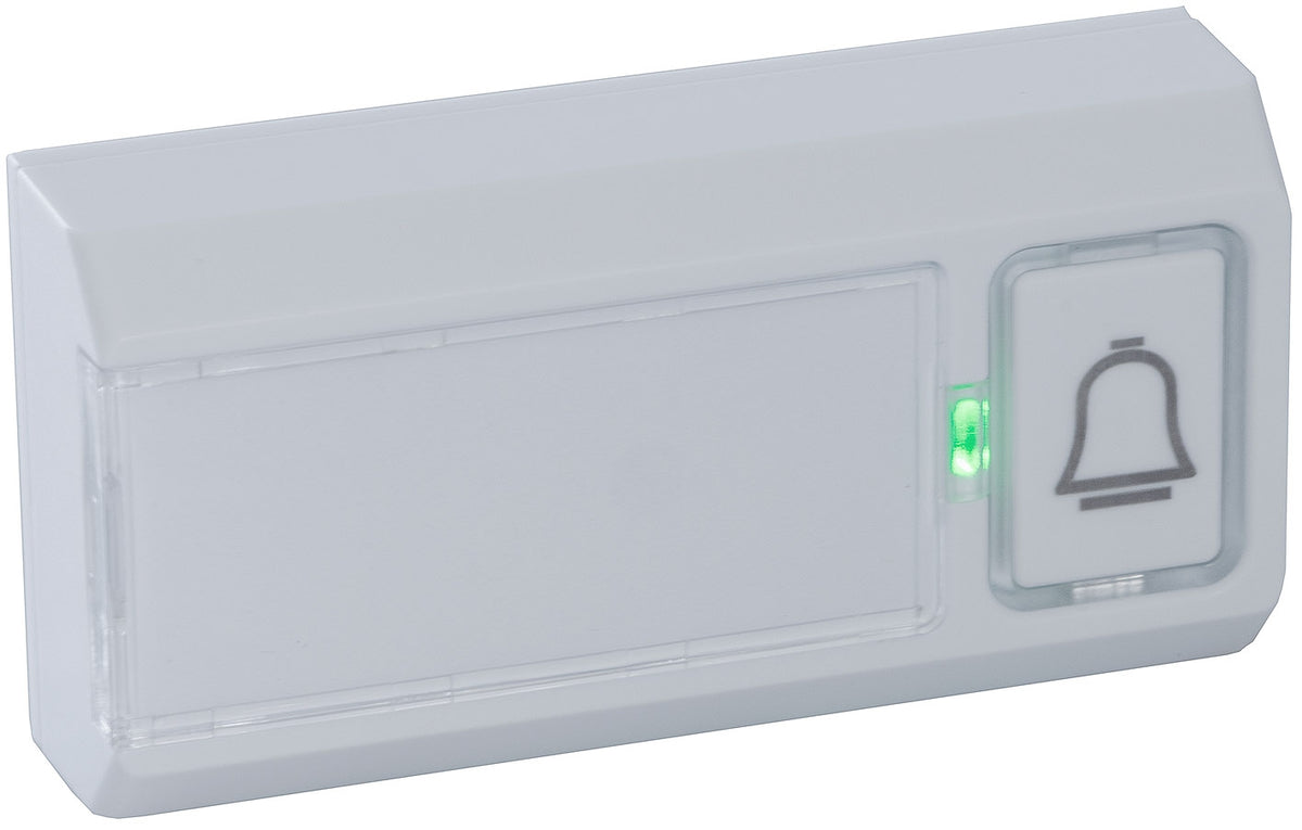 Funk-Klingeltaster "Pilota Porta" IP55 mit Namensfeld, Batteriebetrieb