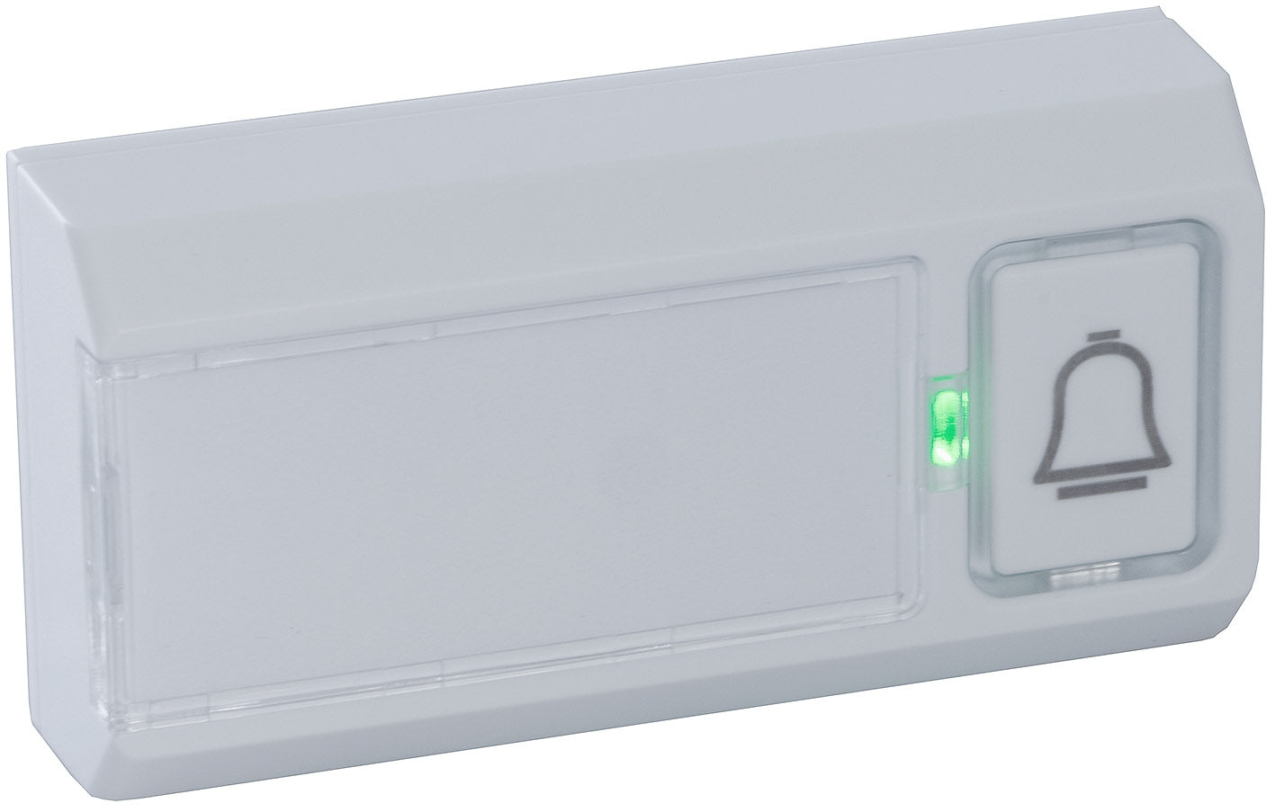Funk-Klingeltaster "Pilota Porta" IP55 mit Namensfeld, Batteriebetrieb