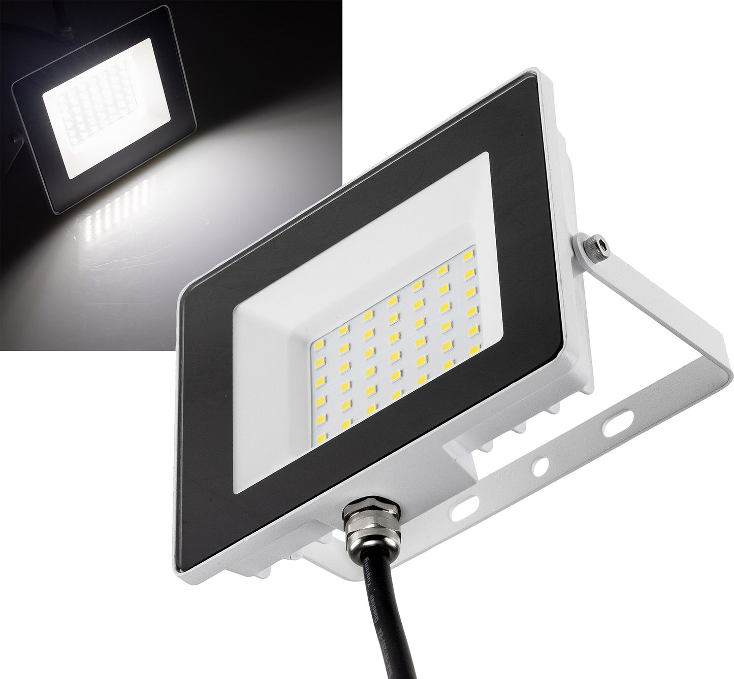 LED-Fluter "CTF-SLW 30" IP65, 30W, 2503lm, 4000K neutralweiß