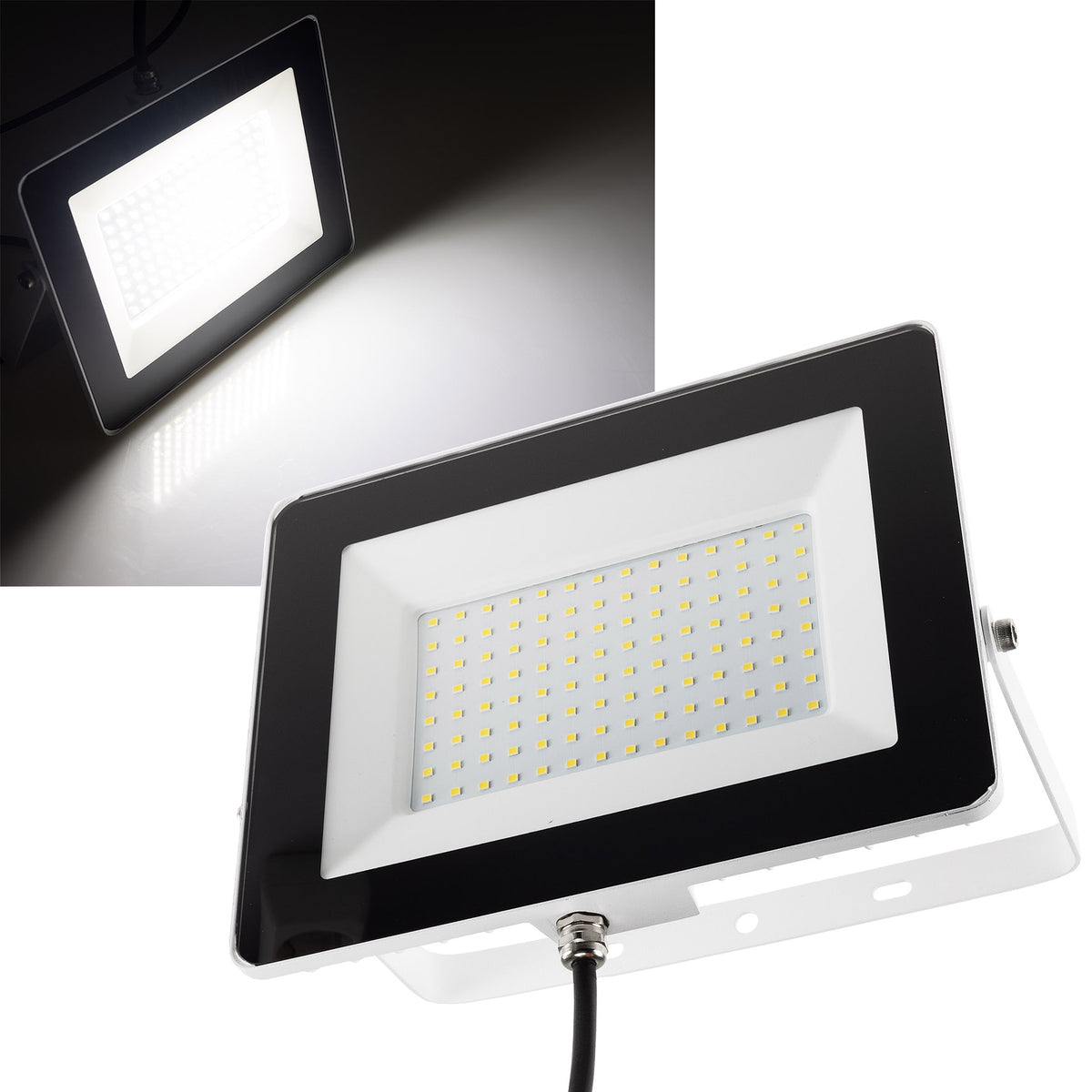 LED-Fluter "CTF-SLW 99" IP65, 200W, 16726lm, 4000K neutralweiß