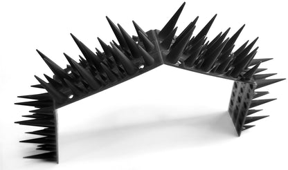 Taubenabwehr Spikes 10er Set Kunststoff, 400x42x36mm, schwarz