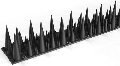 Taubenabwehr Spikes 10er Set Kunststoff, 400x42x36mm, schwarz