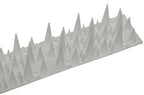 Taubenabwehr Spikes 10er Set Kunststoff, 400x42x36mm, weiß/transparen