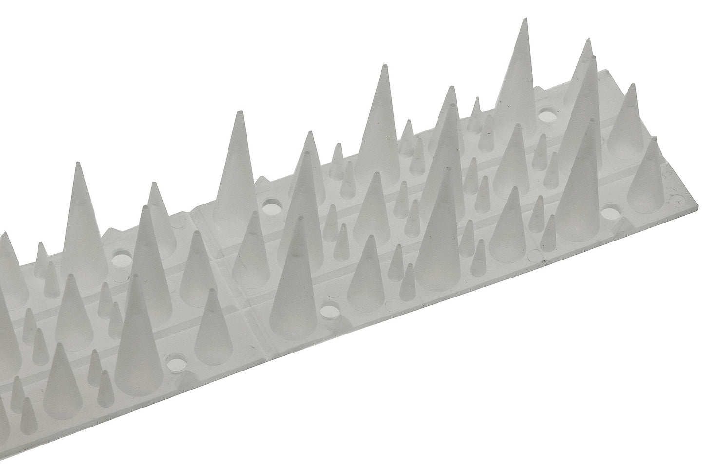 Taubenabwehr Spikes 10er Set Kunststoff, 400x42x36mm, weiß/transparen