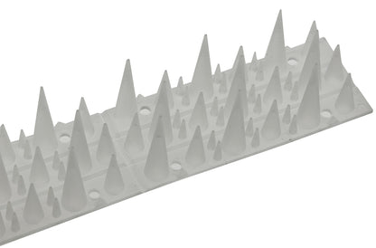 Taubenabwehr Spikes 10er Set Kunststoff, 400x42x36mm, weiß/transparen
