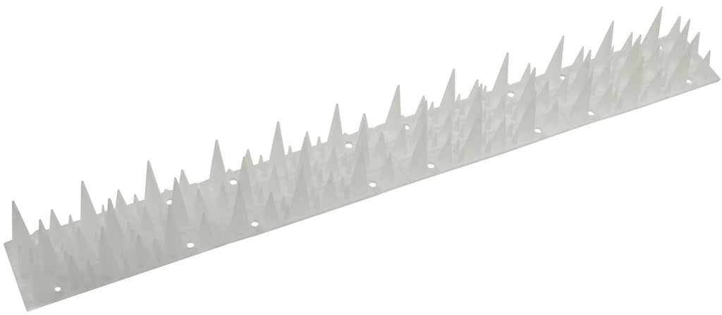 Taubenabwehr Spikes 10er Set Kunststoff, 400x42x36mm, weiß/transparen