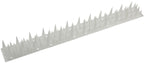 Taubenabwehr Spikes 10er Set Kunststoff, 400x42x36mm, weiß/transparen