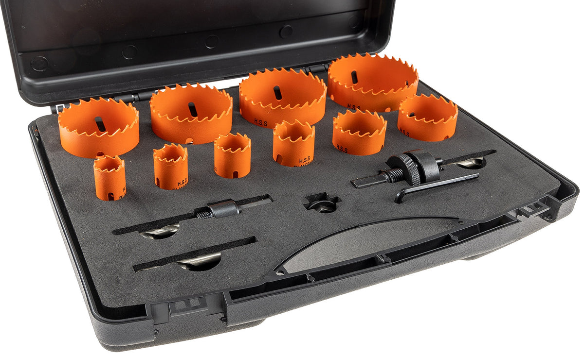 Lochsägen Set "Profi" 15-teilig 19-74mm, inkl. Transportkoffer