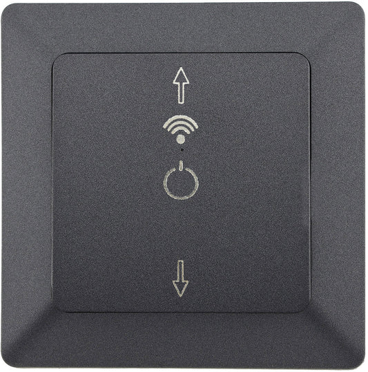 MILOS WiFi Rolladensteuerung, Anthrazit Android + iOS- App,Alexa/Google tauglich