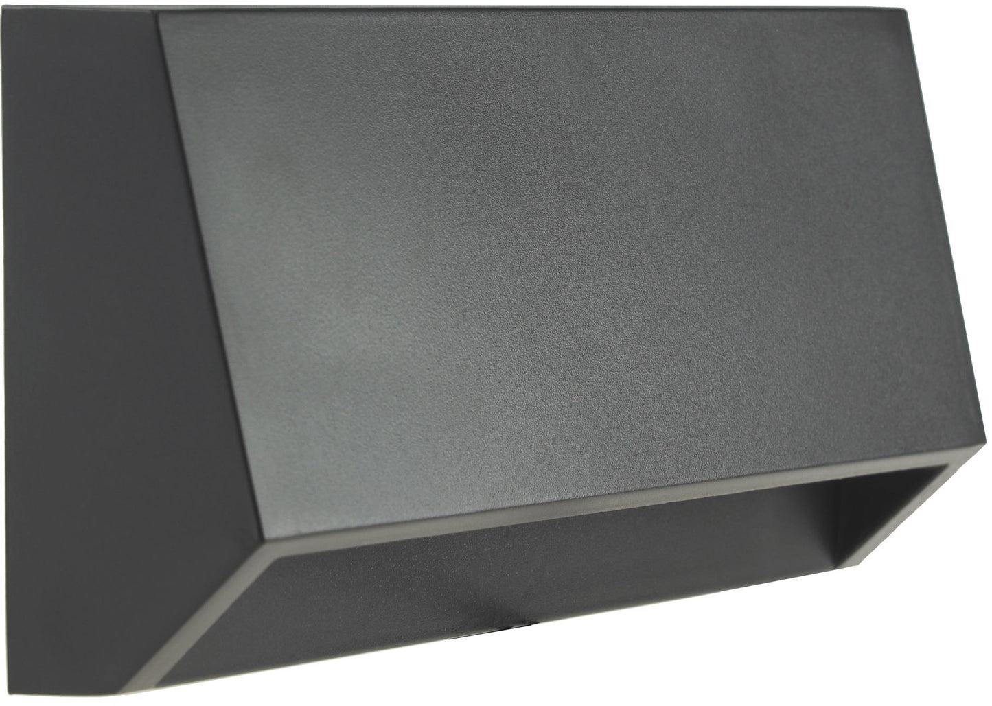 LED Wandleuchte "KWL-158", Anthrazit IP65, 3W, 172Lm, Kunststoff, warmweiß