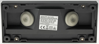 LED Wandleuchte "KWL-158", Anthrazit IP65, 3W, 172Lm, Kunststoff, warmweiß