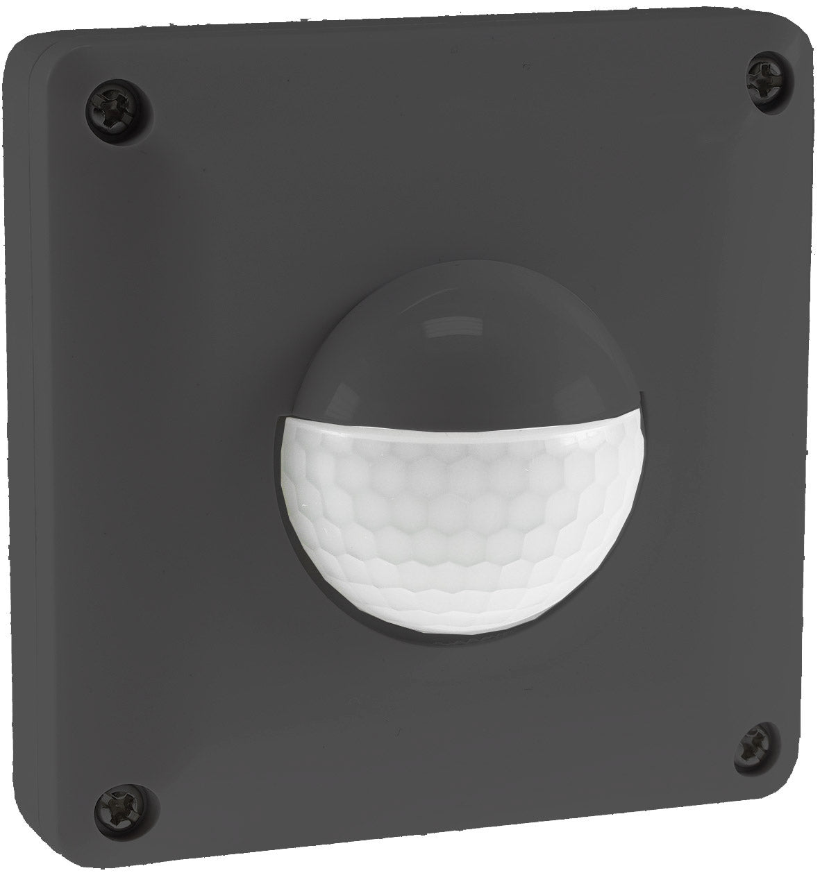Unterputz PIR Bewegungsmelder 190°- IP65 2 & 3 - Draht Technik, anthrazit