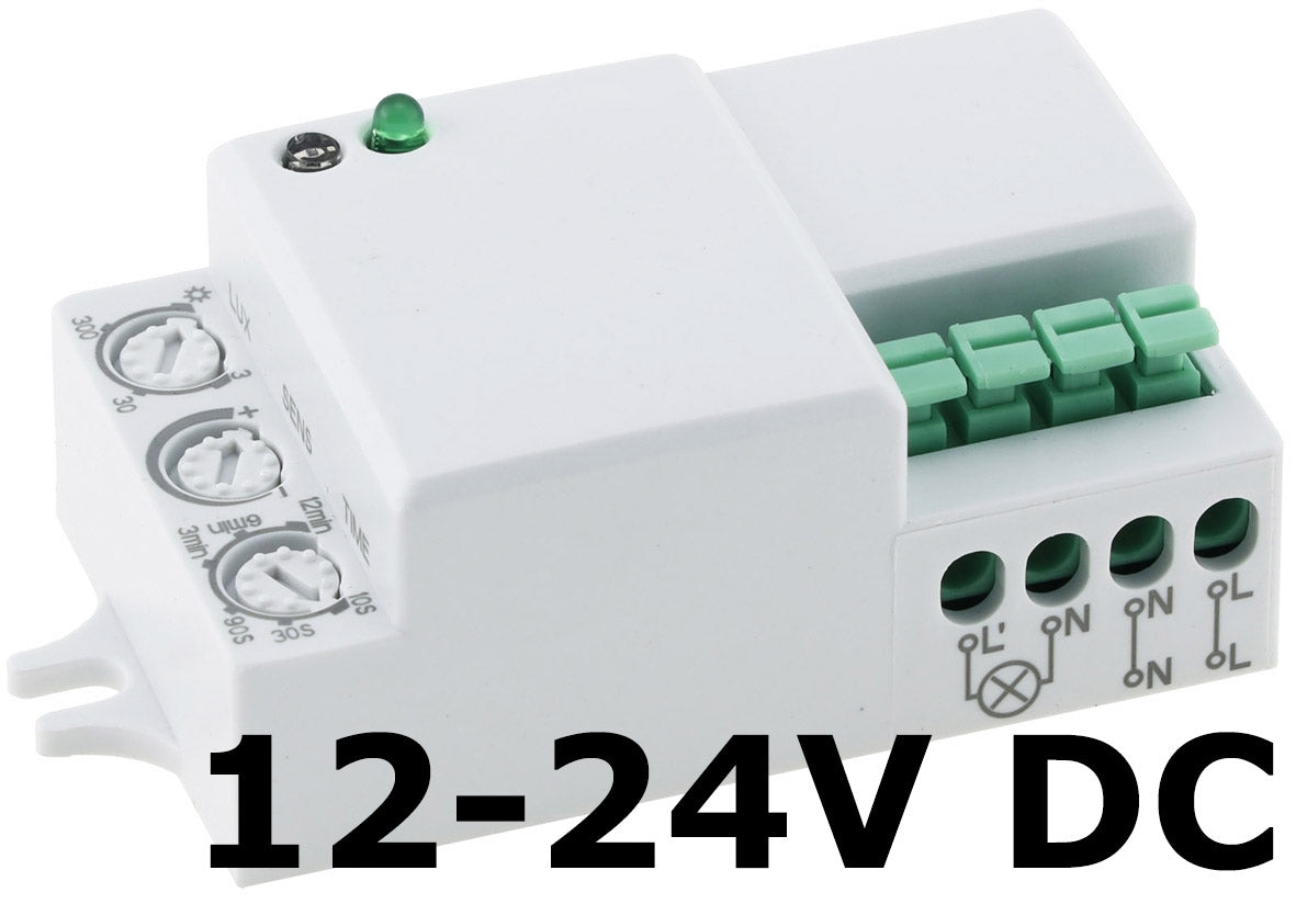 HF Bewegungsmelder "CBM extend" 12-24V 180/360°, zur Nachrüstung in Leuchten