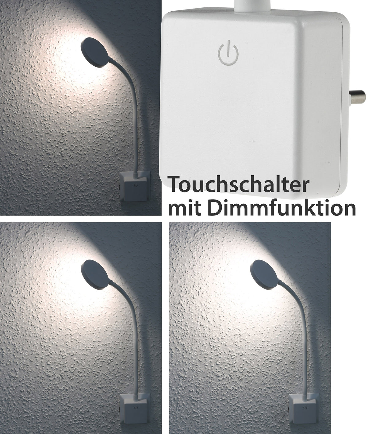 LED Steckdosenleuchte "CT-SEL" Weiß 4Watt, dimmbar, 4000k, 300 Lumen