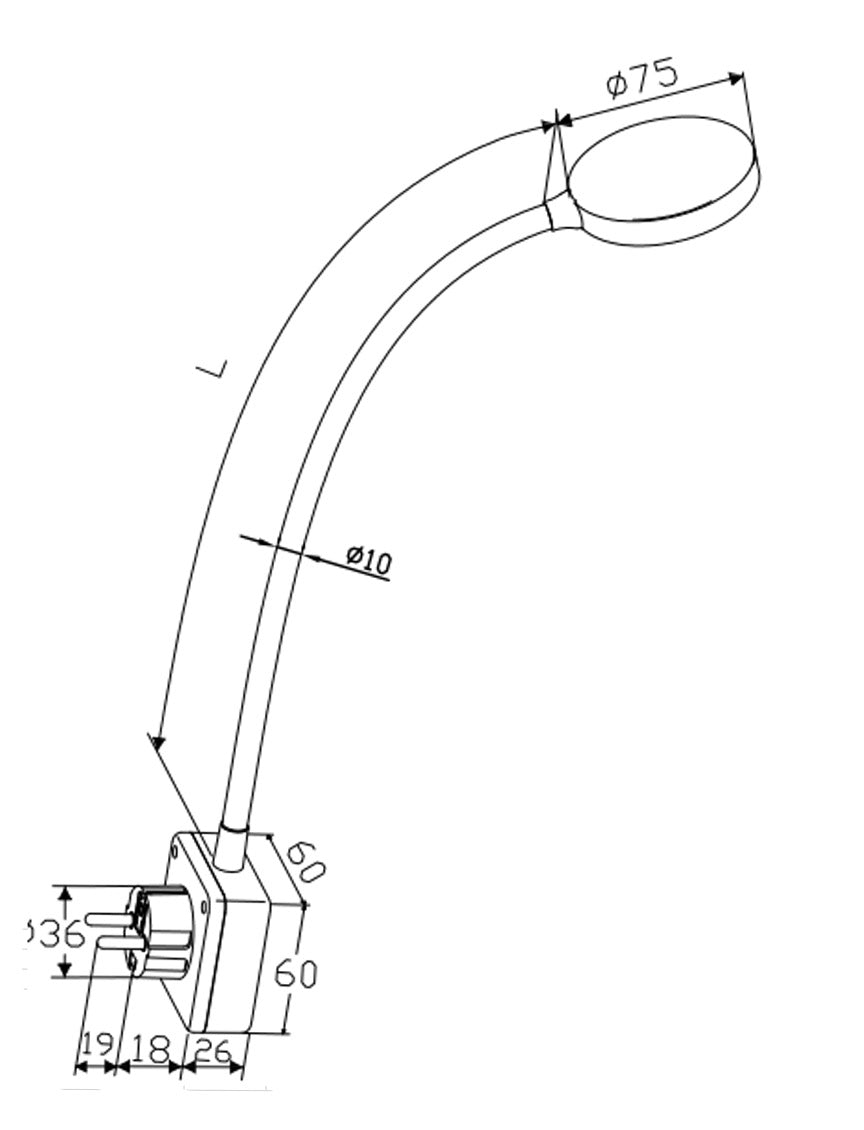 LED Steckdosenleuchte "CT-SEL" Weiß 4Watt, dimmbar, 4000k, 300 Lumen