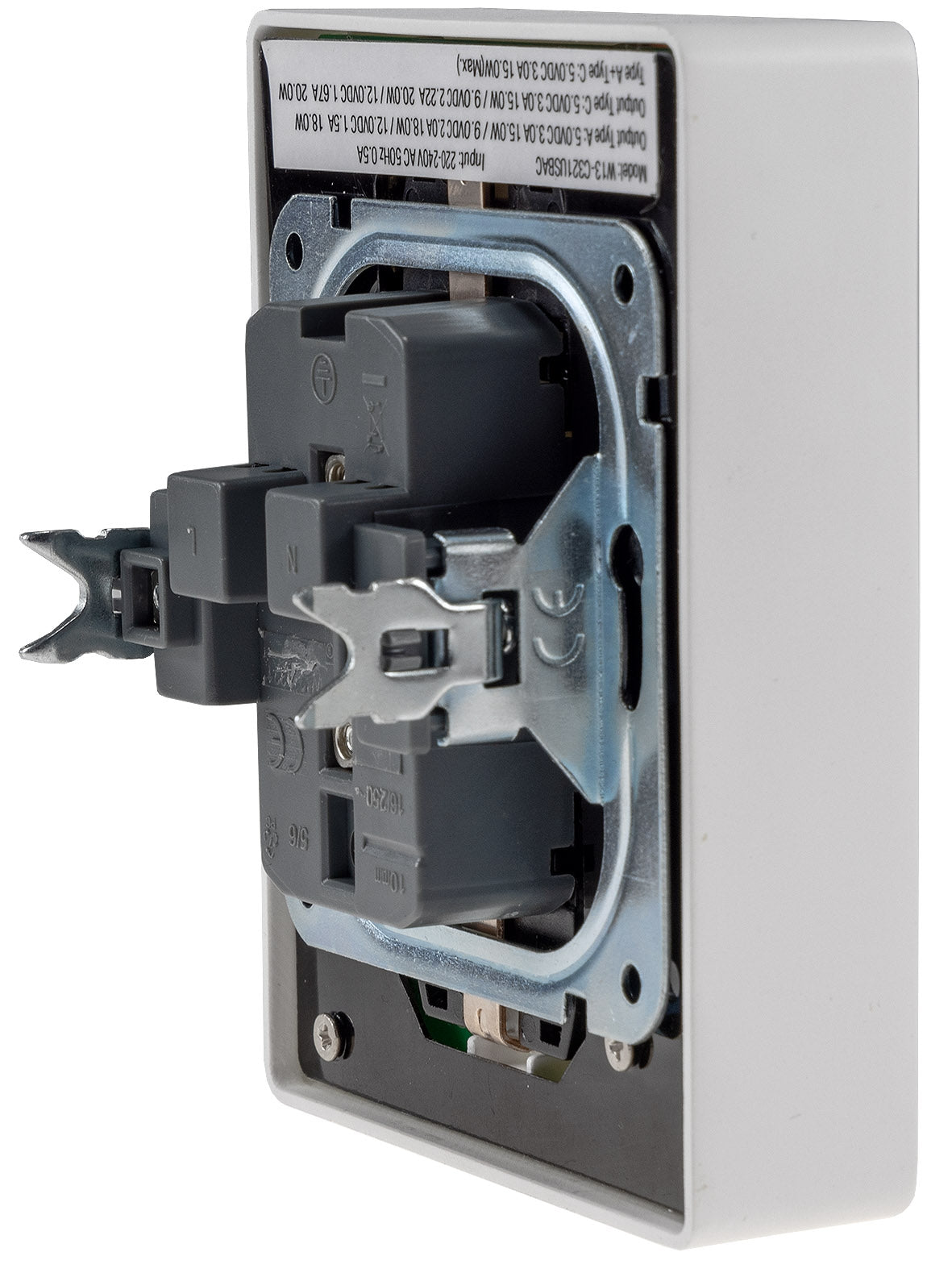 MILOS Schutzkontakt-Steckdose 2-fach 250V~/ 16A, 1x UP, USB A+C/PD, weiß matt