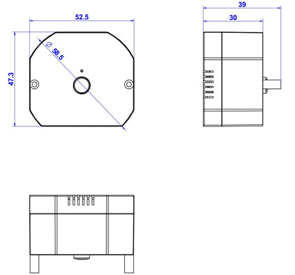 2-fach Steckdosenblock, USB-A+C, weiß 250V~/ 16A, USB 3,1A, PD, 1,5m Kabel # OEM Keimfunk #