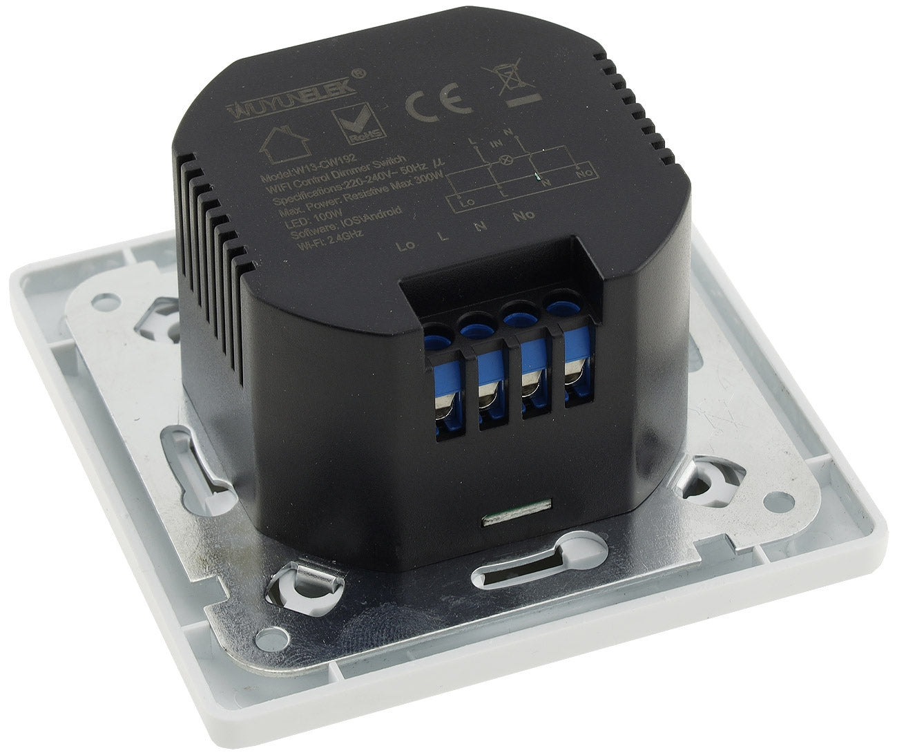 2-fach Steckdosenblock, USB-A+C, silber 250V~/ 16A, USB 3,1A, PD, 1,5m Kabel # OEM Keimfunk #