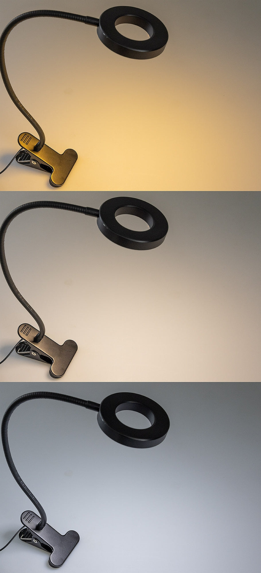 LED Klemmleuchte mit USB-Betrieb 40cm Schwanenhals, dimmbar, 55lm