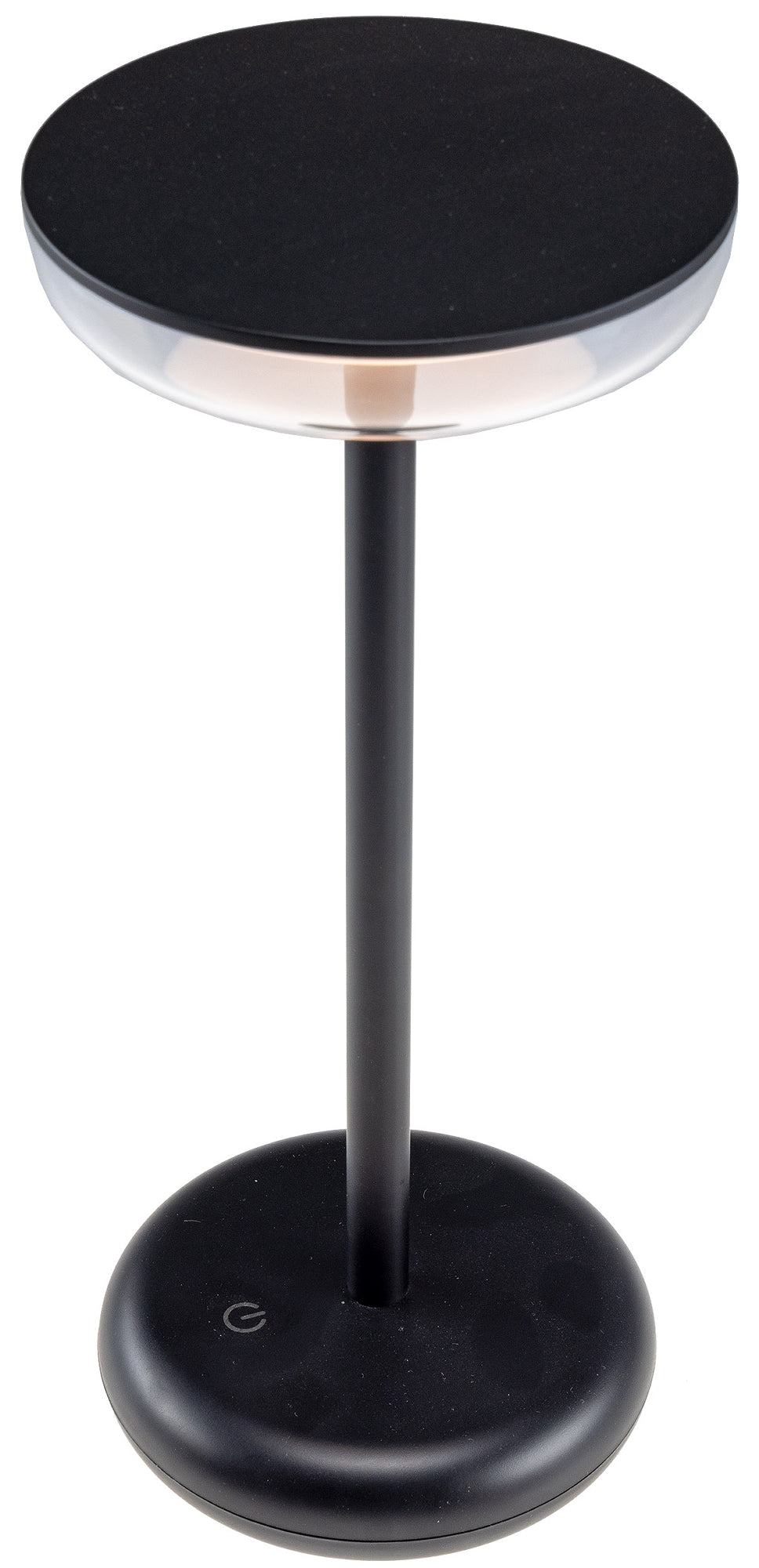 LED Akku-Tischleuchte "Foco Luz" 2900K, IP44, dimmbar, 26cm, matt schwarz