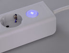 Steckdosenleiste mit Ladebuchsen für USB USB-A /USB-C,3-fach, weiß, 1,5m Kabel