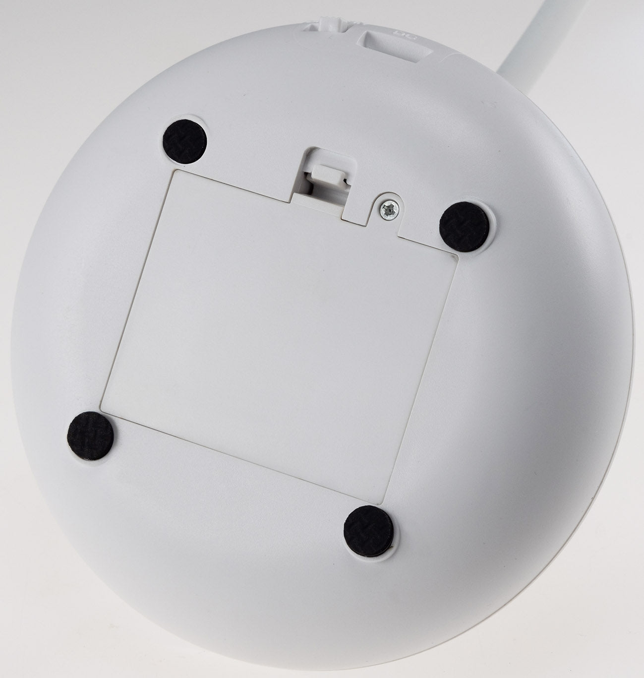 LED Tischleuchte mit Schwanenhals Batterie, dimmbar, warmweiß, Weiß