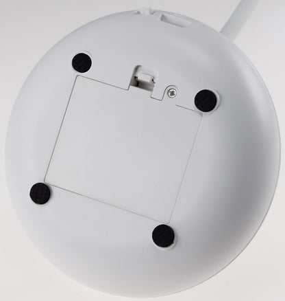 LED Tischleuchte mit Schwanenhals Batterie, dimmbar, warmweiß, Weiß