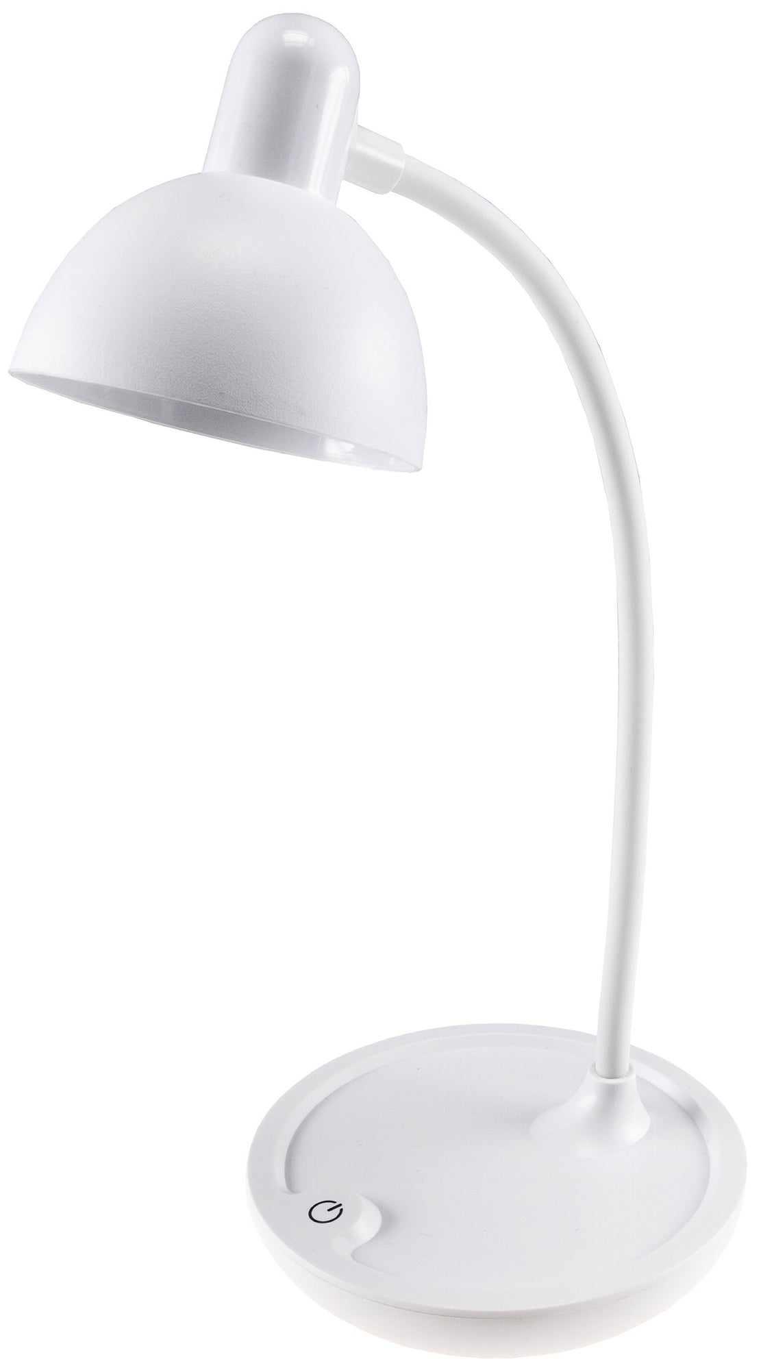 LED Tischleuchte mit Schwanenhals Batterie, dimmbar, warmweiß, Weiß